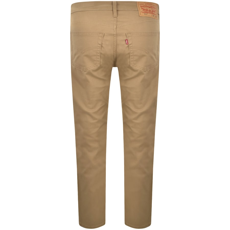 Image number 3 for Levis 511 Slim Fit Stretch Chinos Beige