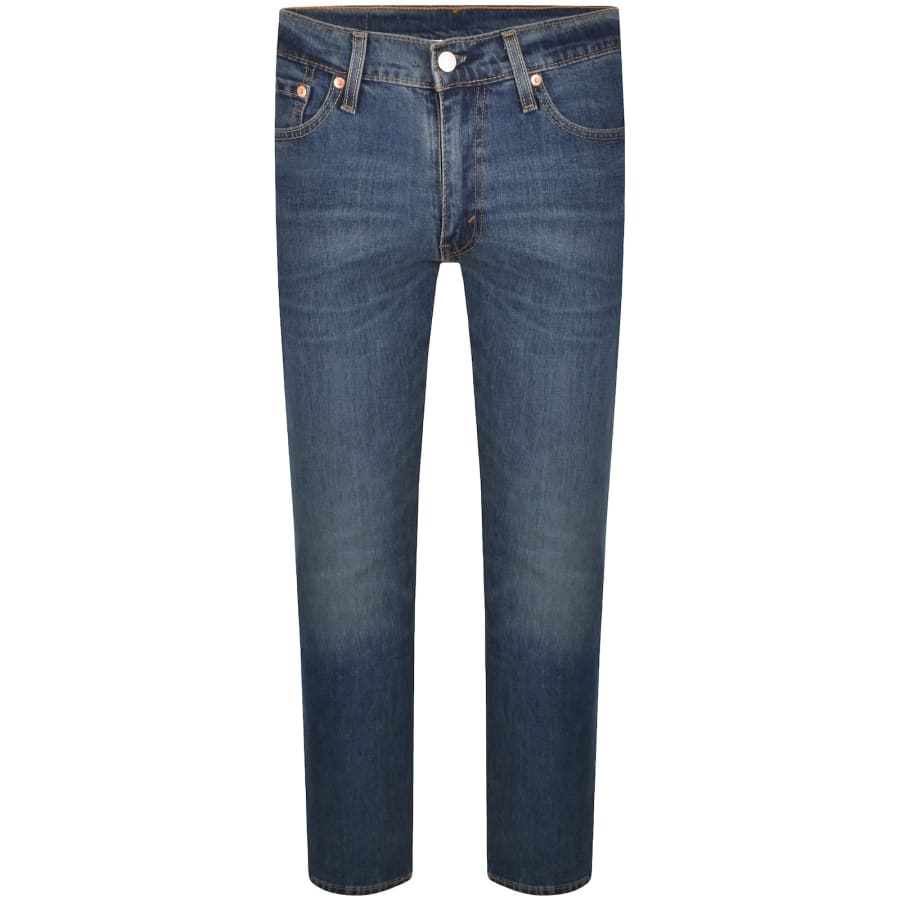 Image number 2 for Levis 511 Slim Fit Stretch Jeans Mid Wash Blue