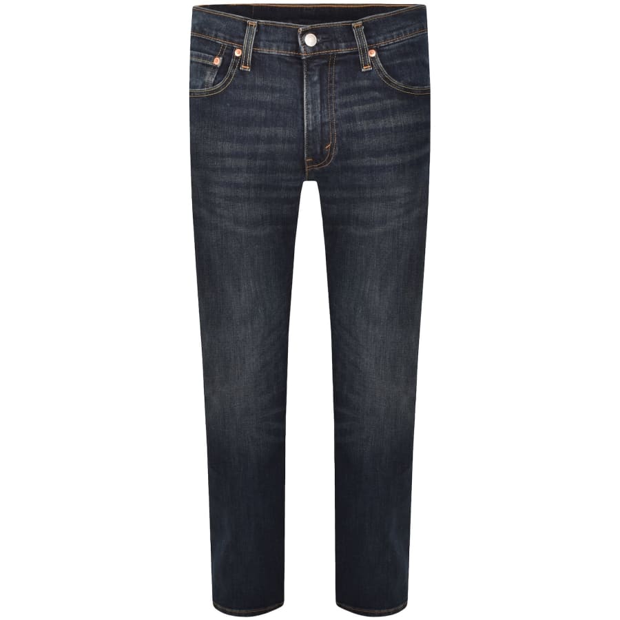 Image number 2 for Levis 511 Slim Fit Stretch Jeans Dark Wash Blue