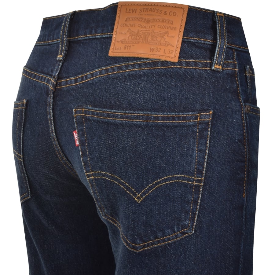 Image number 4 for Levis 511 Slim Fit Jeans Free As A Bird Blue