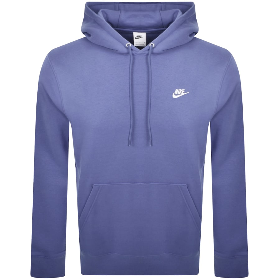 Image number 1 for Nike Club Hoodie Blue
