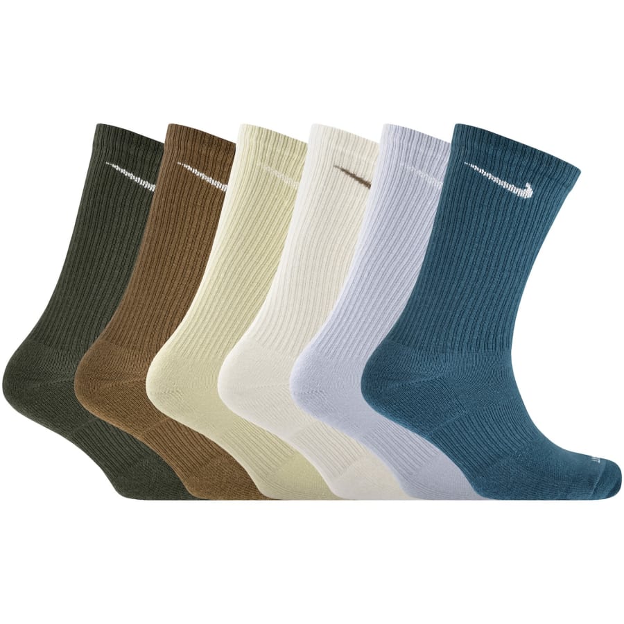 Image number 1 for Nike 6 Pack Everyday Plus Crew Socks