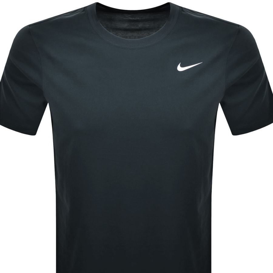 Image number 2 for Nike Training Dri Fit Logo T Shirt Green