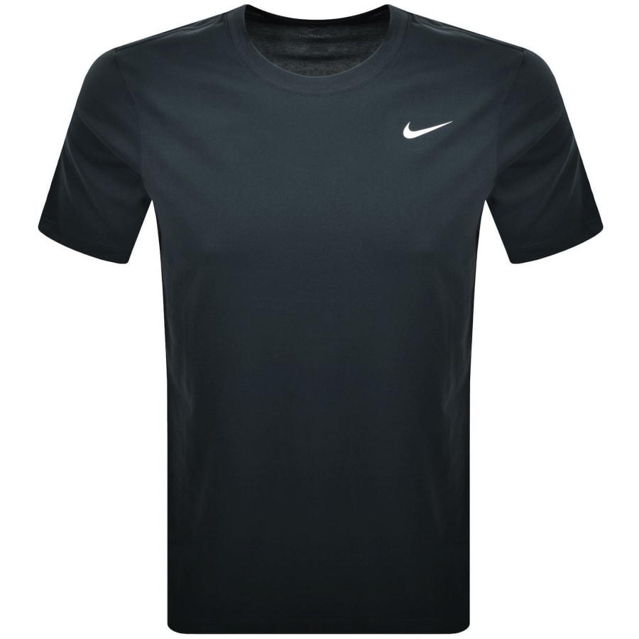 Image number 1 for Nike Training Dri Fit Logo T Shirt Green