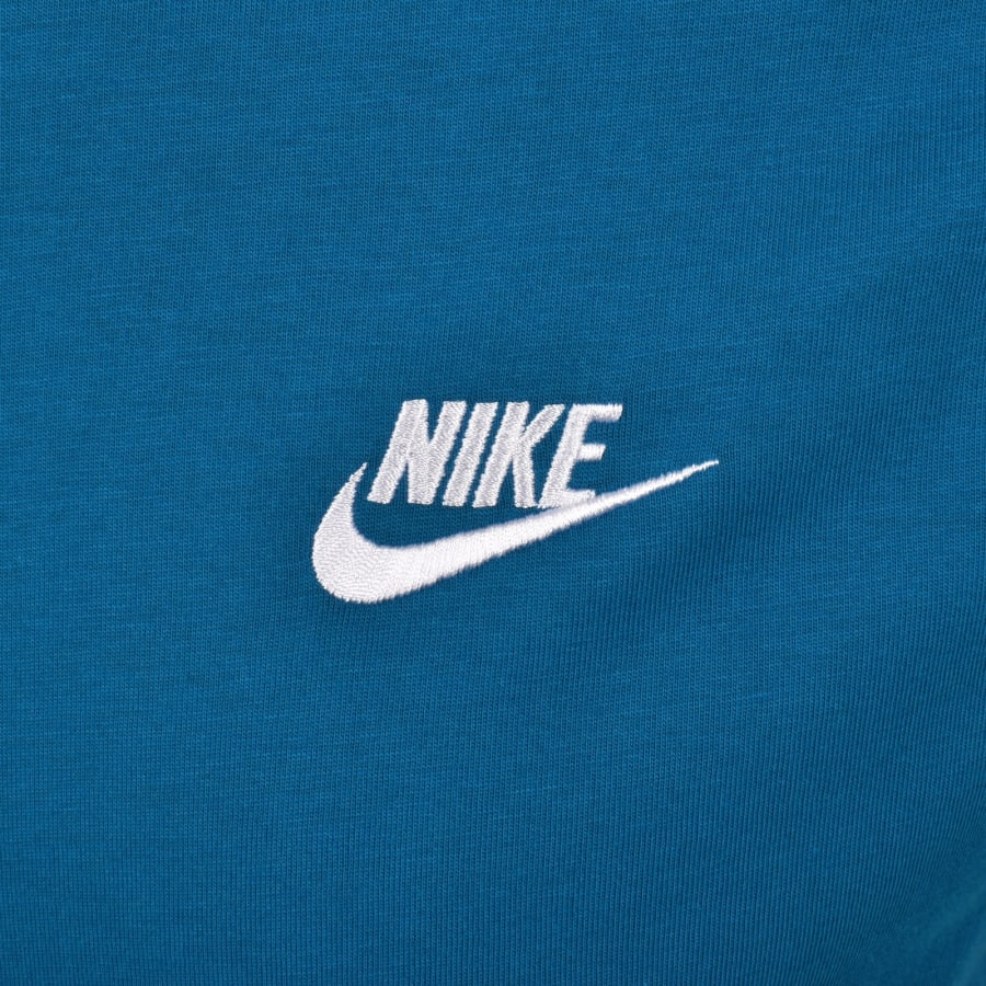 Image number 3 for Nike Sportswear Club T Shirt Blue