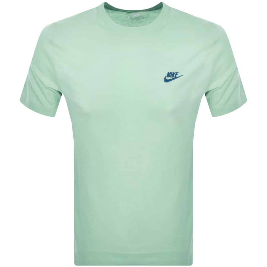 Image number 1 for Nike Sportswear Club T Shirt Green
