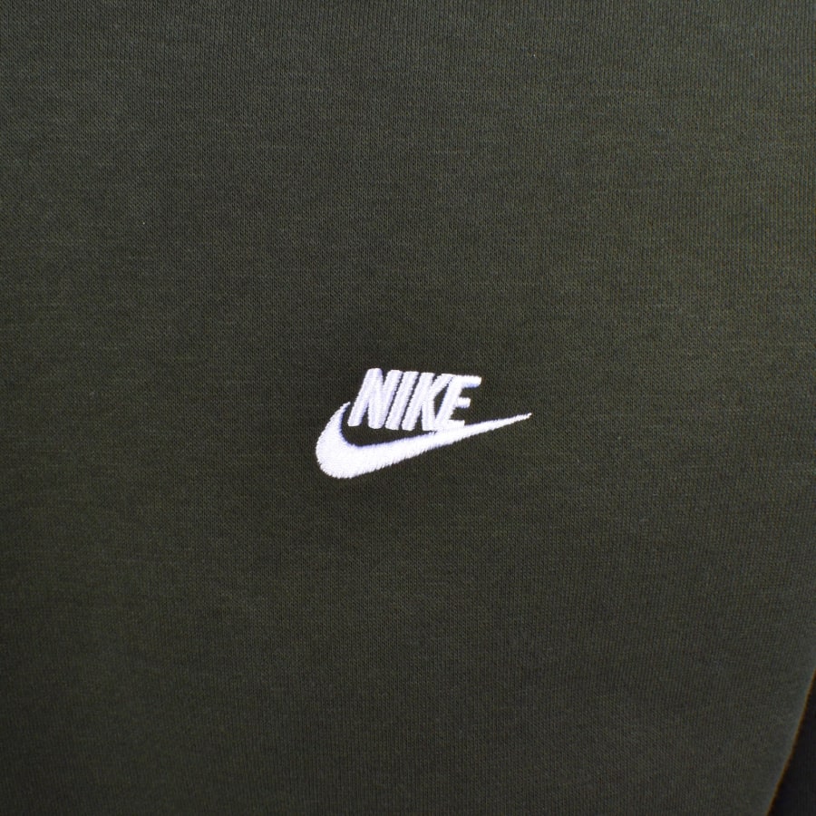 Image number 3 for Nike Club Hoodie Sequoia Green