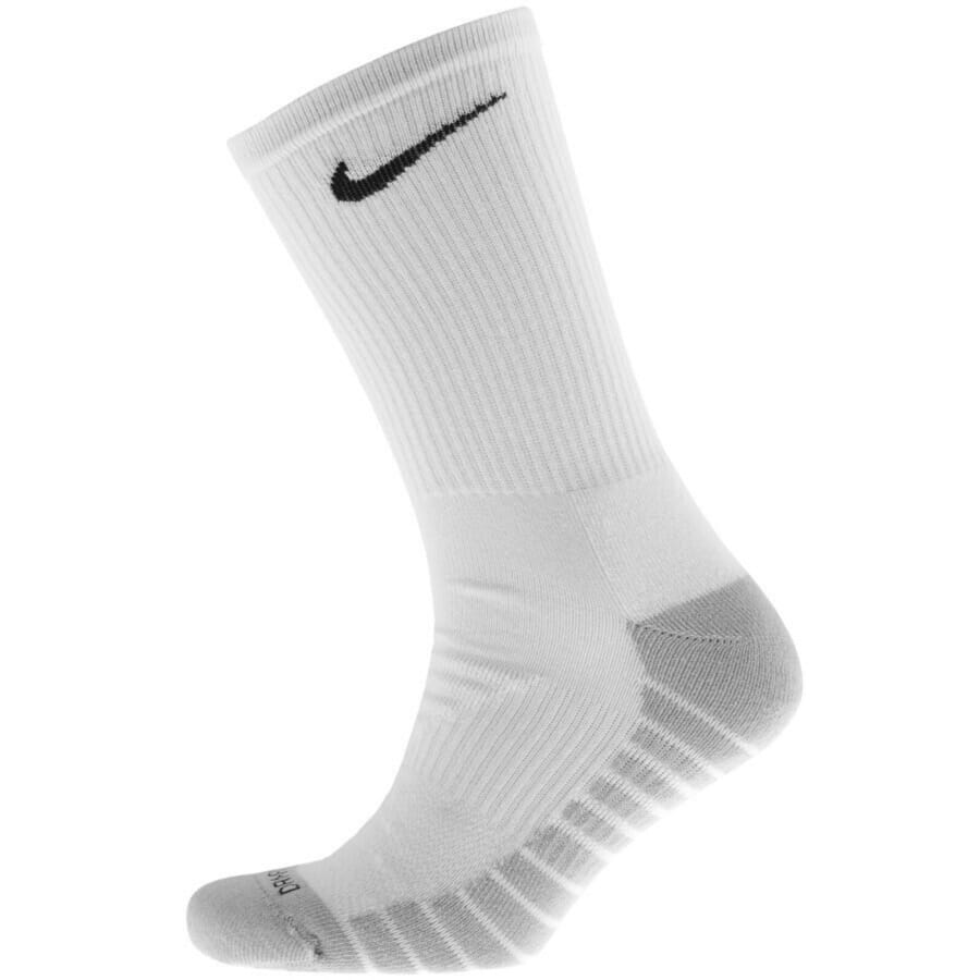 Image number 2 for Nike 3 Pack Everyday Max Cushioned Socks White