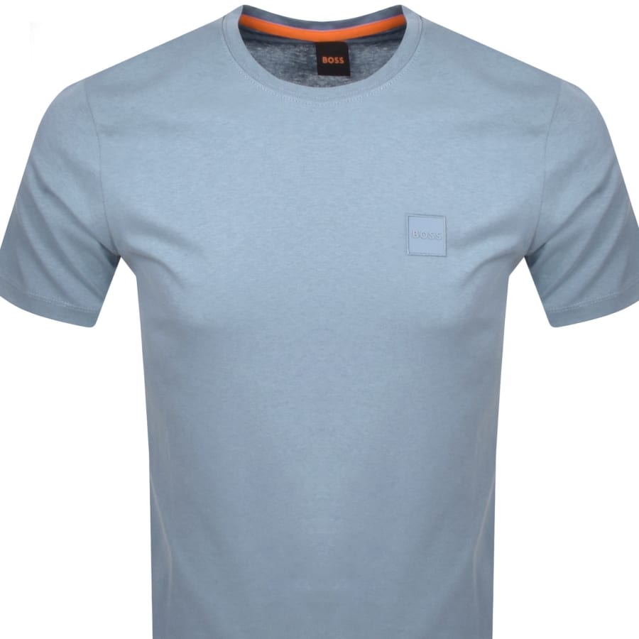 Image number 2 for BOSS Tales T Shirt Light Blue