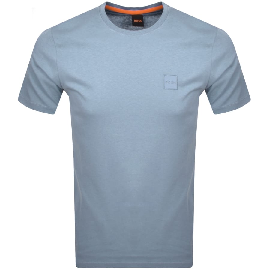Image number 1 for BOSS Tales T Shirt Light Blue