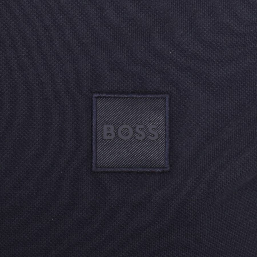 Image number 3 for BOSS Passertip Polo T Shirt Navy