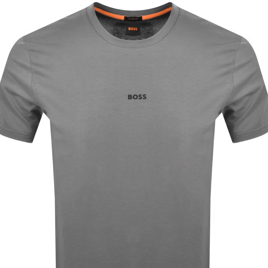 Image number 2 for BOSS TChup Logo T Shirt Grey