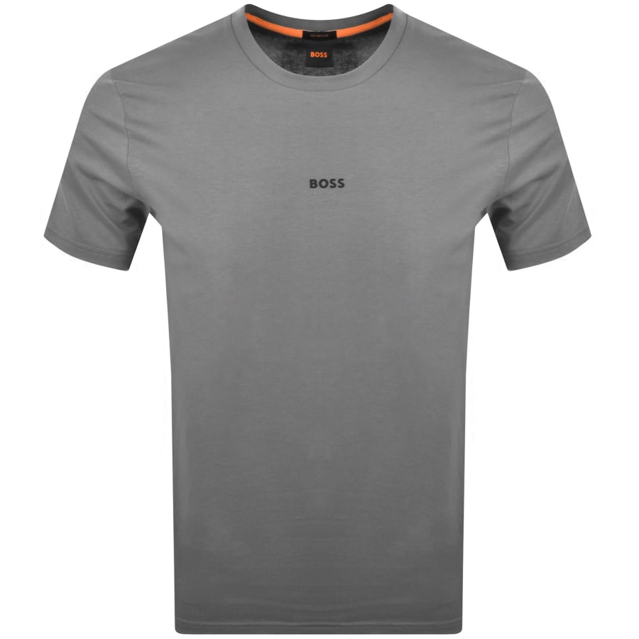Image number 1 for BOSS TChup Logo T Shirt Grey