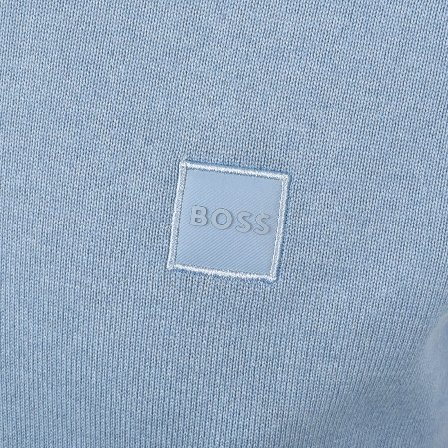 Image number 3 for BOSS Kanovano Knit Jumper Blue