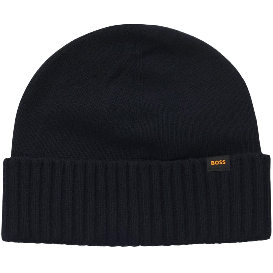 Image number 2 for BOSS Kalipso Beanie and Gloves Gift Set Navy