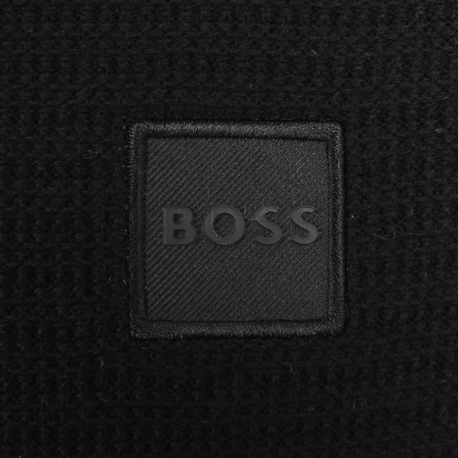 Image number 3 for BOSS Anion Knit Jumper Black