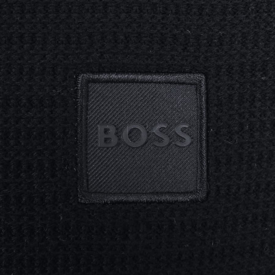 Image number 3 for BOSS Anion Knit Jumper Navy