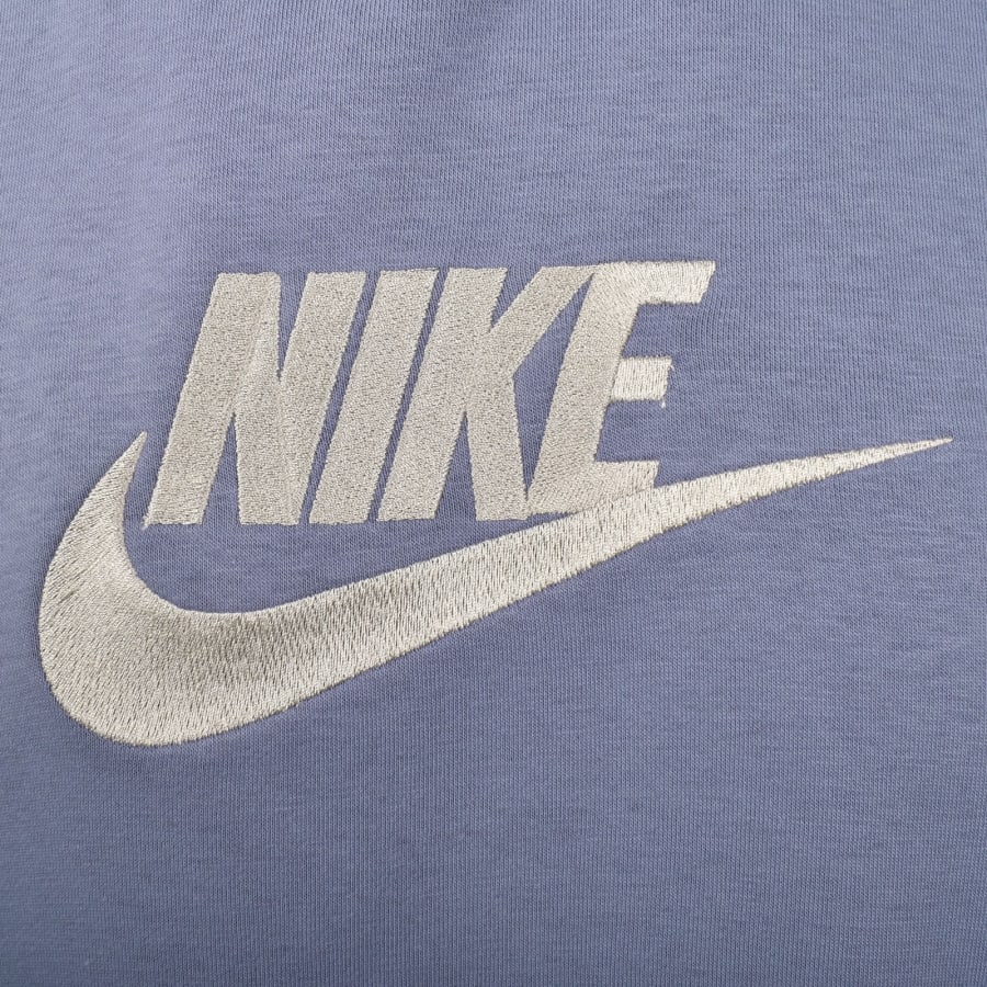 Image number 3 for Nike Colour Block Hoodie Blue
