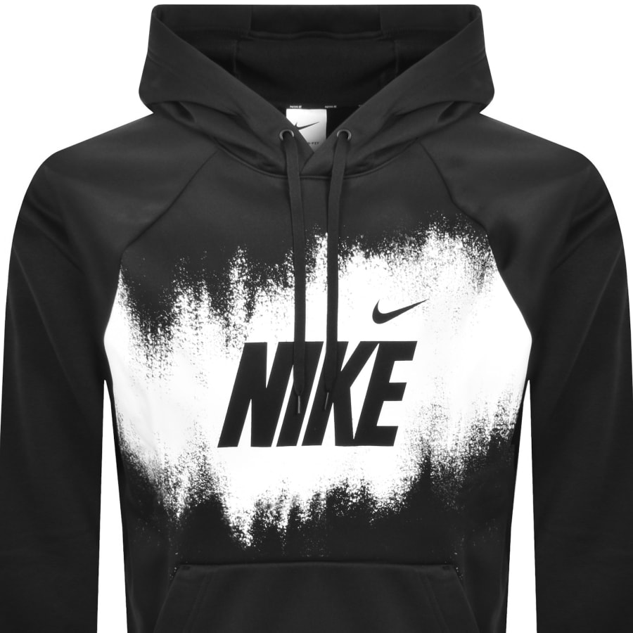Image number 2 for Nike Training Logo Hoodie Black