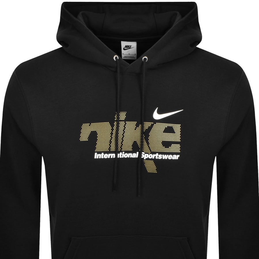 Image number 3 for Nike Logo Hoodie Black