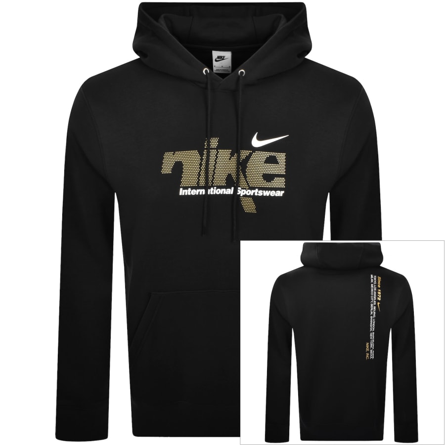 Image number 1 for Nike Logo Hoodie Black