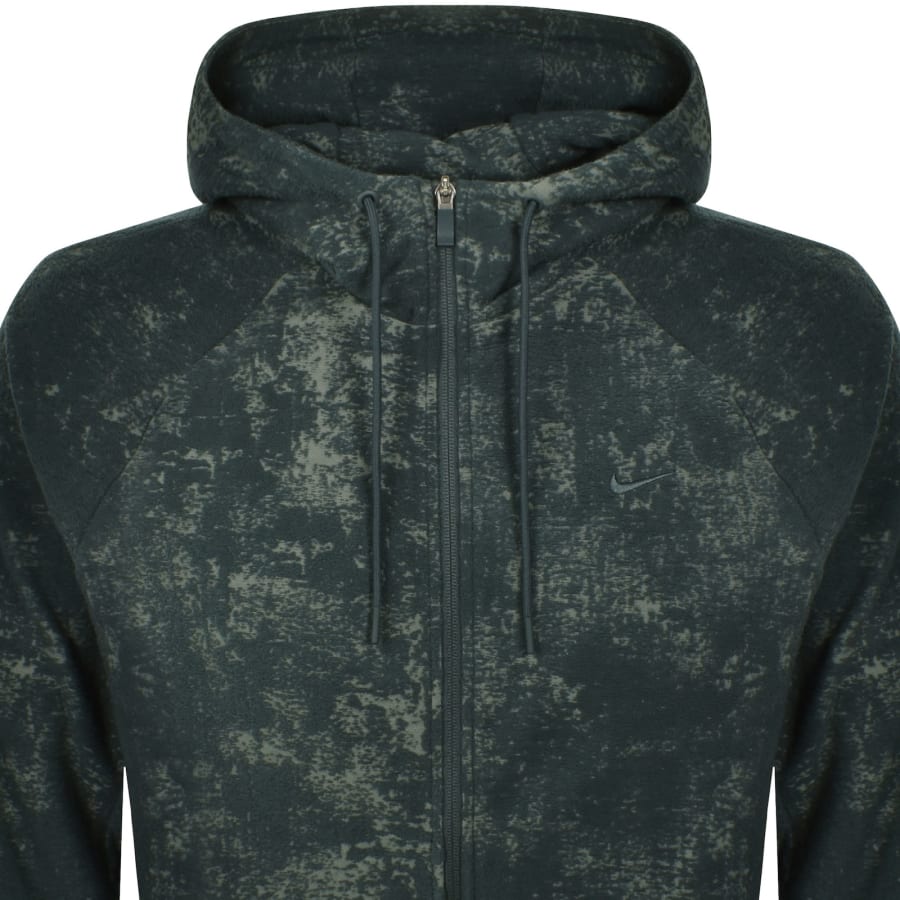 Image number 2 for Nike Training Therma Fit Zip Hoodie Green