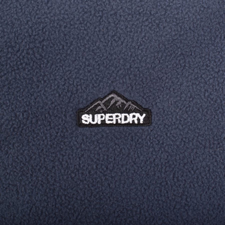 Image number 3 for Superdry Polar Half Zip Fleece Lauren Navy