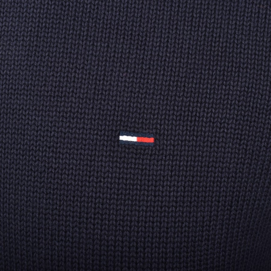 Image number 3 for Tommy Jeans Flag Slim Sweatshirt Navy