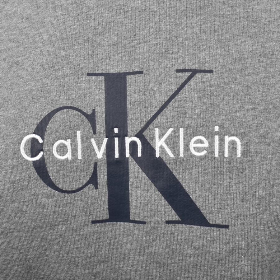 Image number 3 for Calvin Klein Jeans Terry Sweatshirt Grey Heather