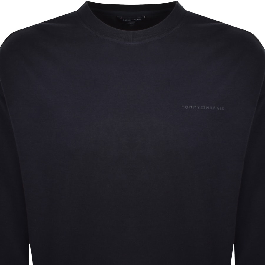 Image number 2 for Tommy Hilfiger Lounge Sweatshirt Navy