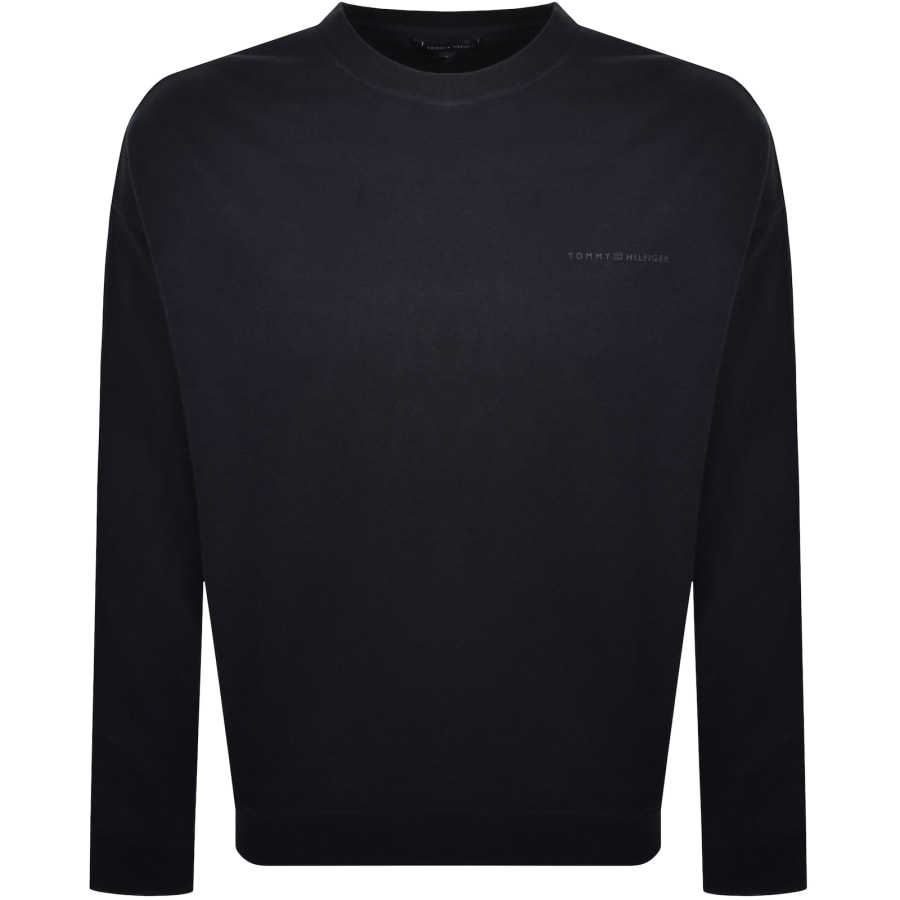 Image number 1 for Tommy Hilfiger Lounge Sweatshirt Navy