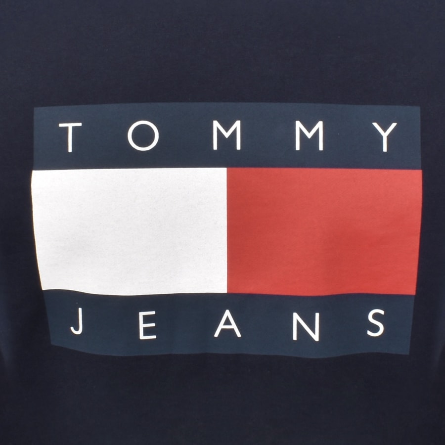 Image number 3 for Tommy Jeans Big Flag Logo Sweatshirt Navy