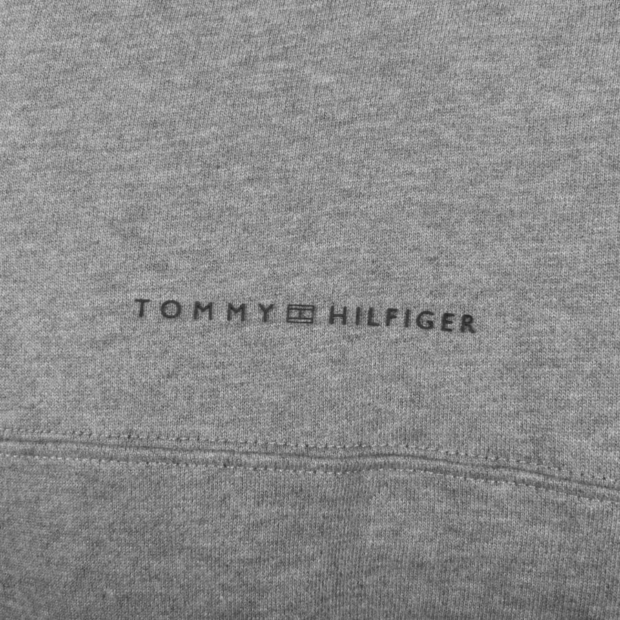 Image number 3 for Tommy Hilfiger Lounge Half Zip Sweatshirt Grey