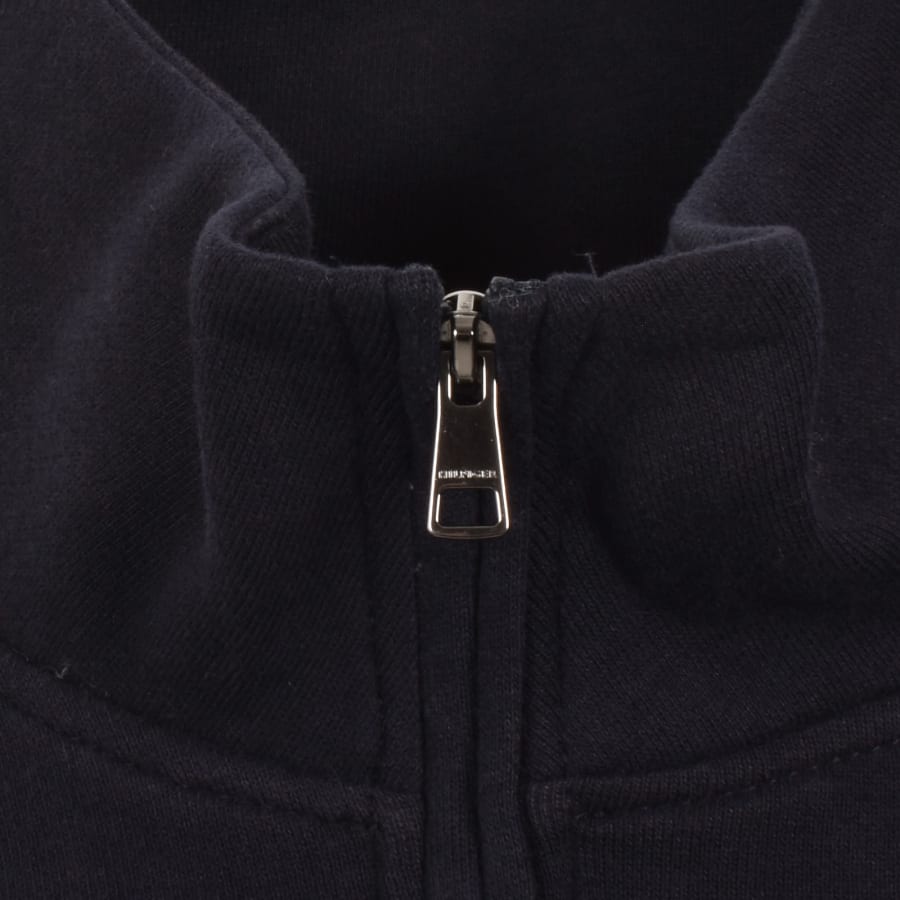 Image number 4 for Tommy Hilfiger Lounge Half Zip Sweatshirt Navy