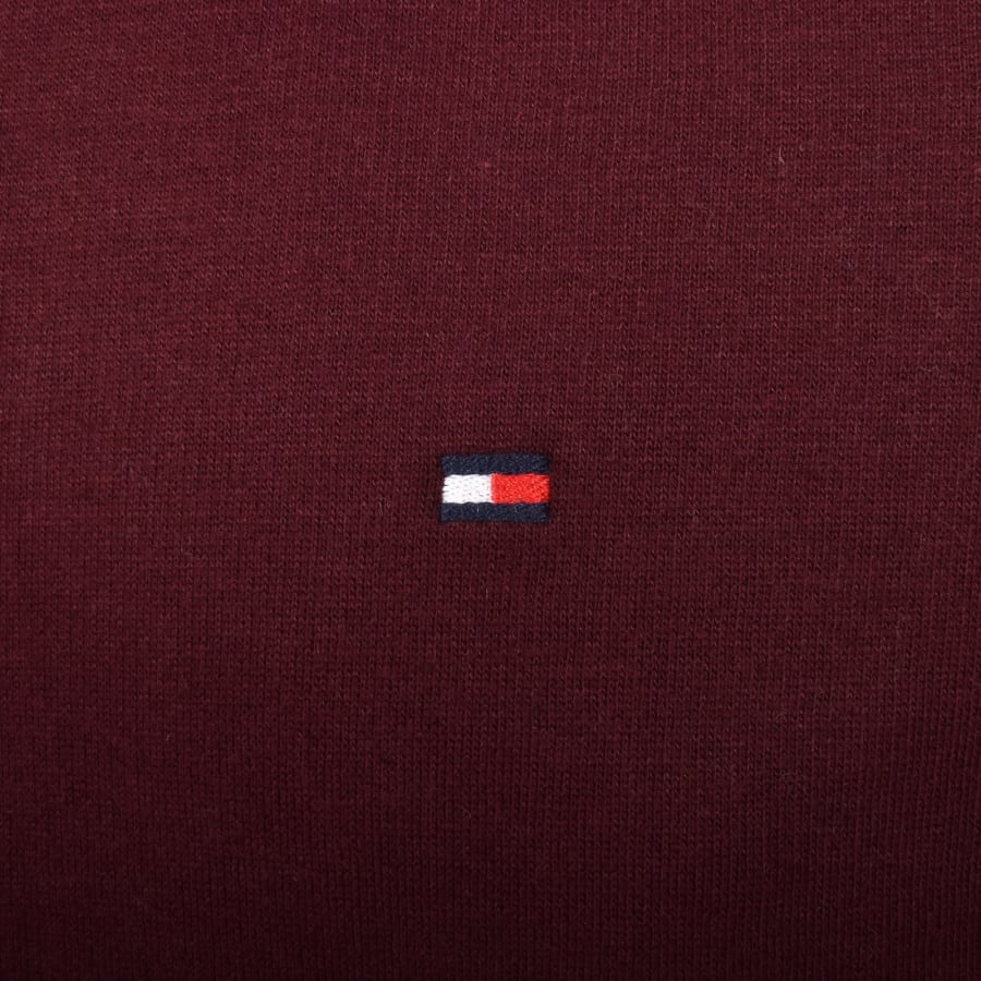 Image number 3 for Tommy Hilfiger Seasonal Hoodie Deep Burgundy