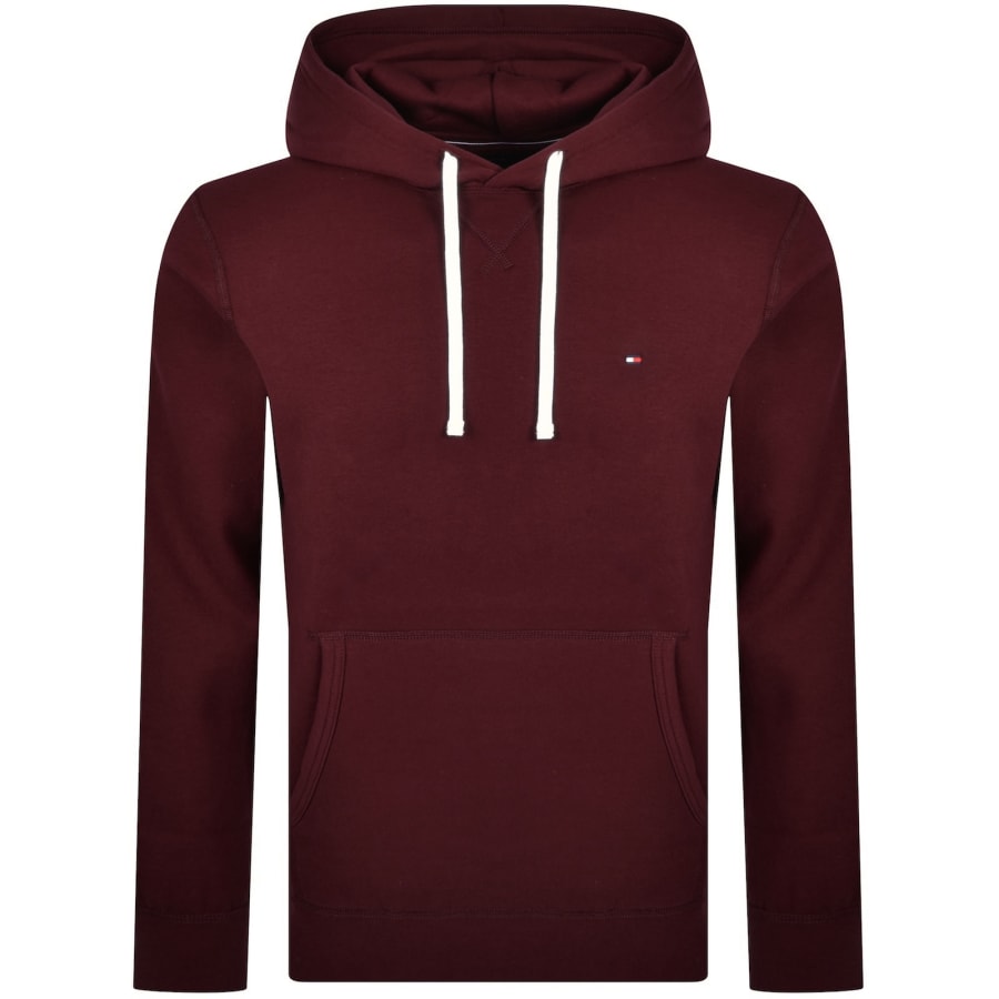 Image number 1 for Tommy Hilfiger Seasonal Hoodie Deep Burgundy