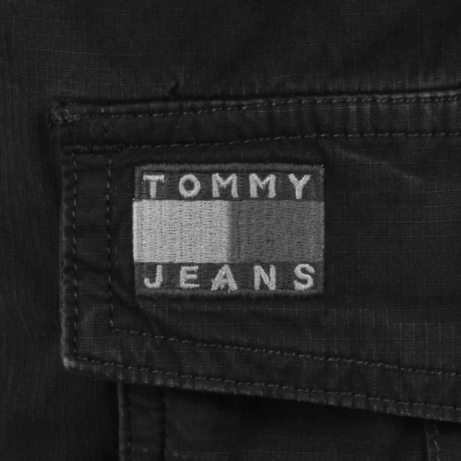 Image number 3 for Tommy Jeans Scanton Ripstop Cargo Trousers Black