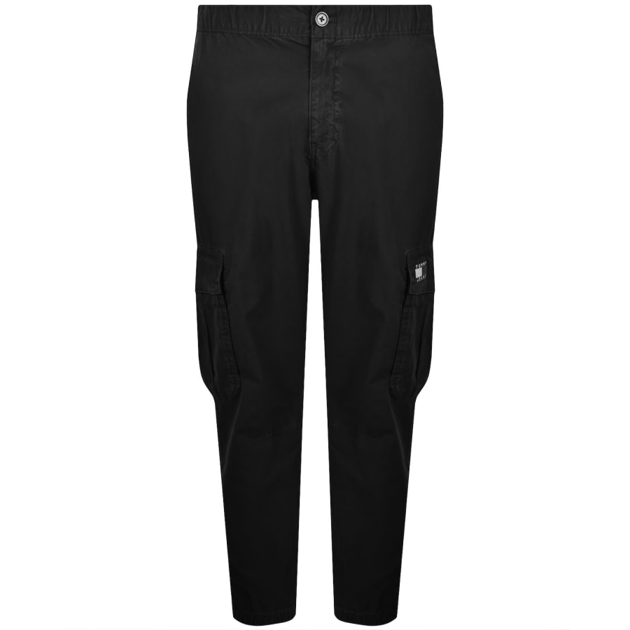 Image number 1 for Tommy Jeans Scanton Ripstop Cargo Trousers Black