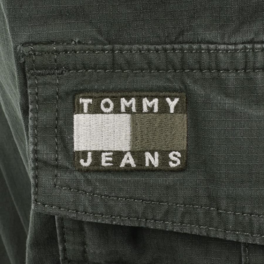 Image number 3 for Tommy Jeans Scanton Ripstop Cargo Trousers Green