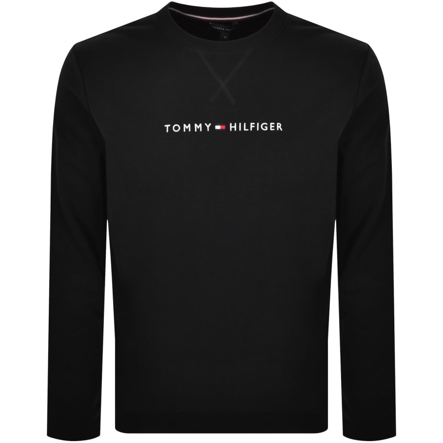 Image number 2 for Tommy Hilfiger Crew Neck Tracksuit Black