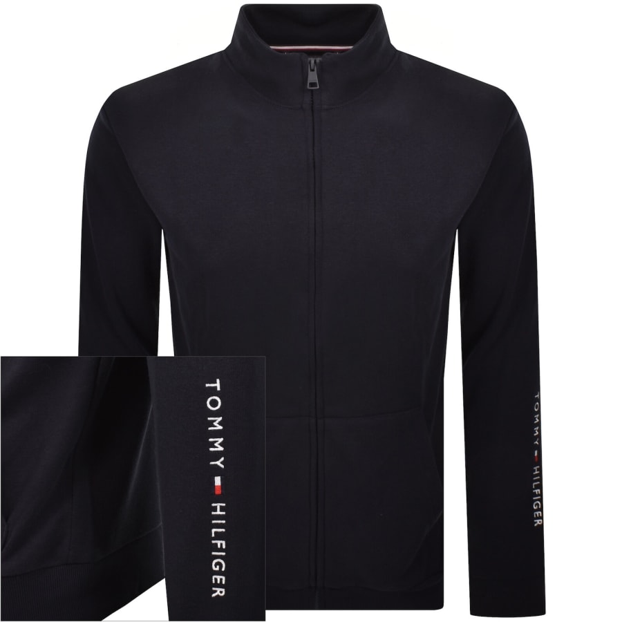Image number 2 for Tommy Hilfiger Crew Neck Tracksuit Navy