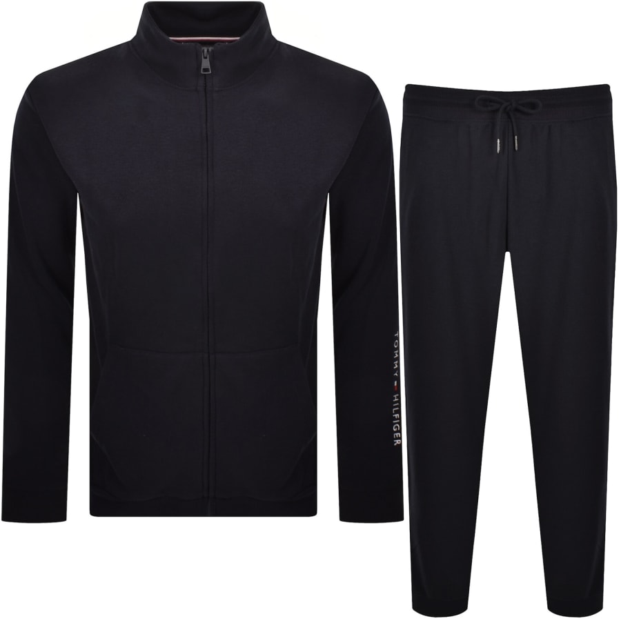 Image number 1 for Tommy Hilfiger Crew Neck Tracksuit Navy