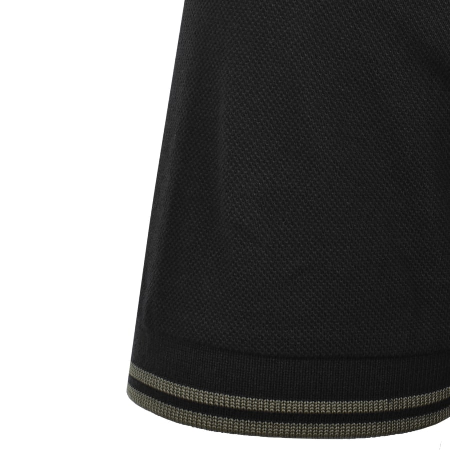 Image number 4 for Fred Perry Twin Tipped Polo T Shirt Black