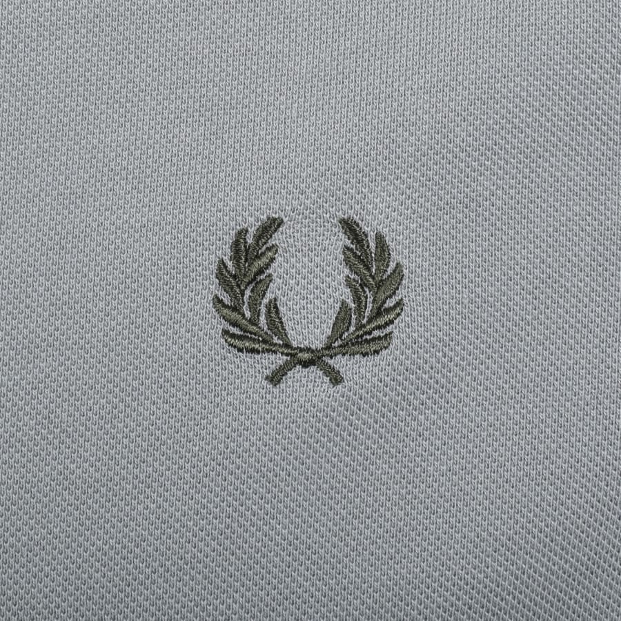 Image number 3 for Fred Perry Twin Tipped Cuff T Shirt Blue