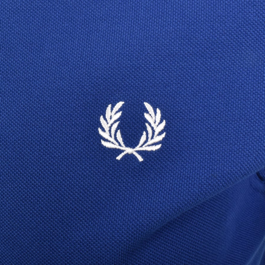 Image number 3 for Fred Perry Plain Polo T Shirt Blue