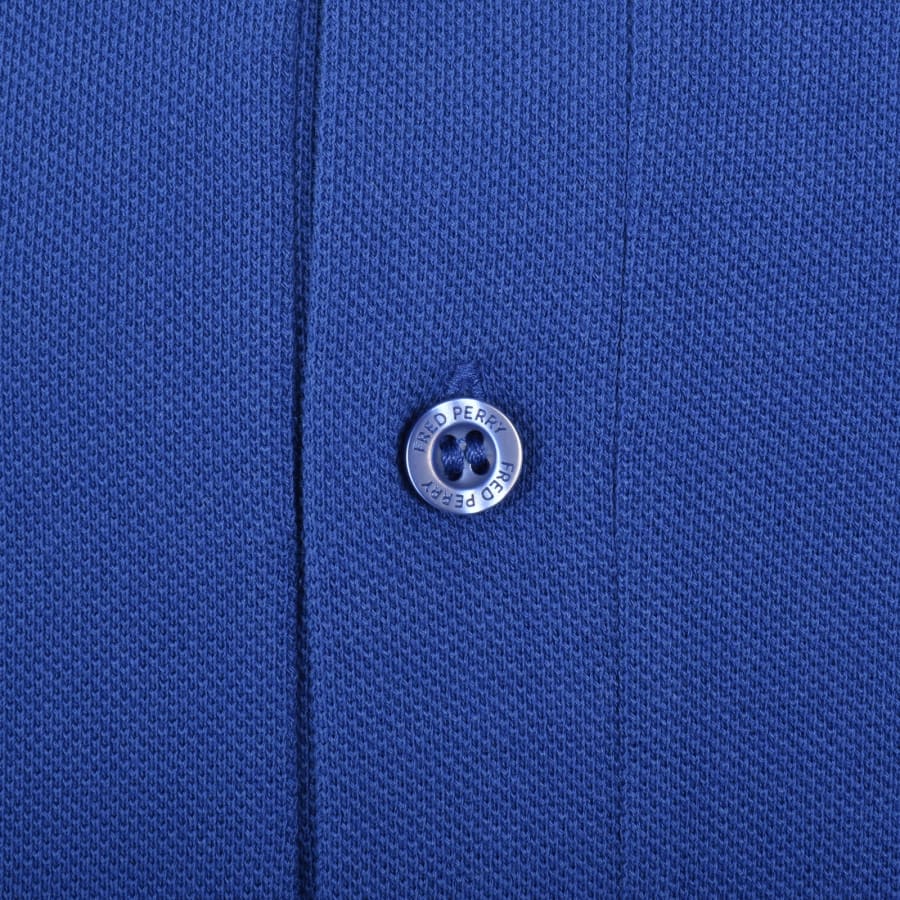 Image number 4 for Fred Perry Plain Polo T Shirt Blue