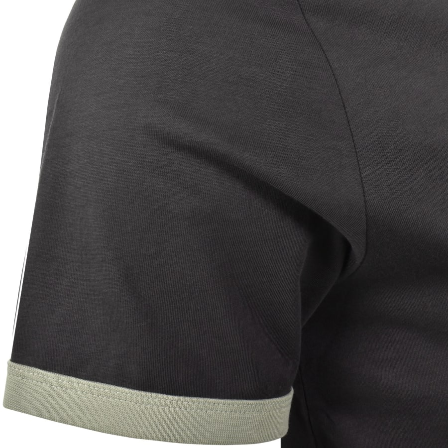 Image number 4 for Fred Perry Ringer T Shirt Anchor Grey