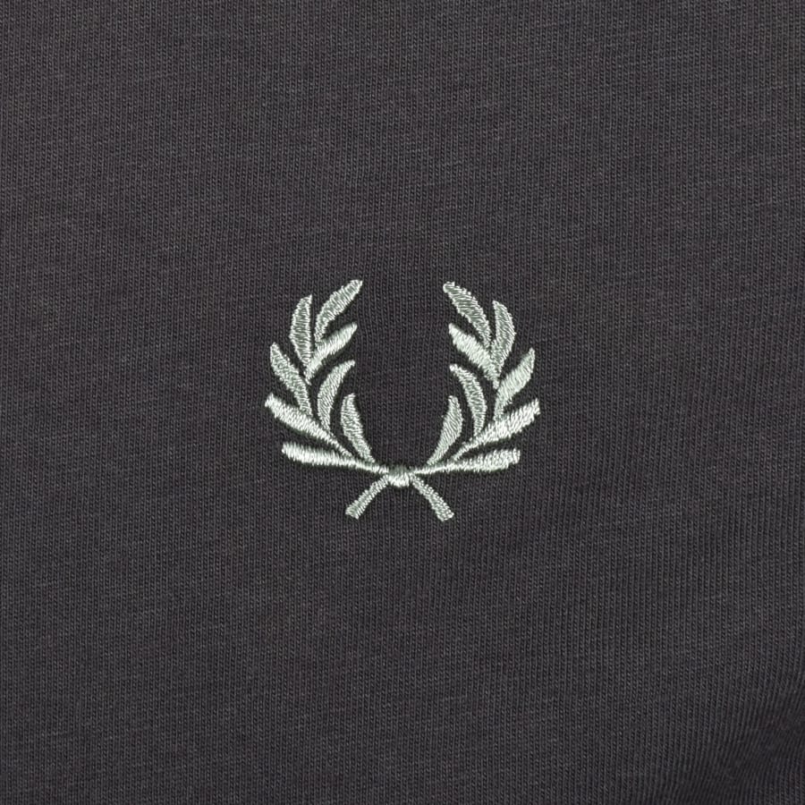 Image number 3 for Fred Perry Twin Tipped T Shirt Anchor Grey