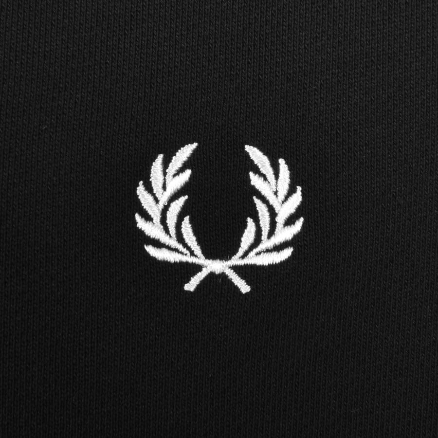 Image number 3 for Fred Perry Collared Sweatshirt Black