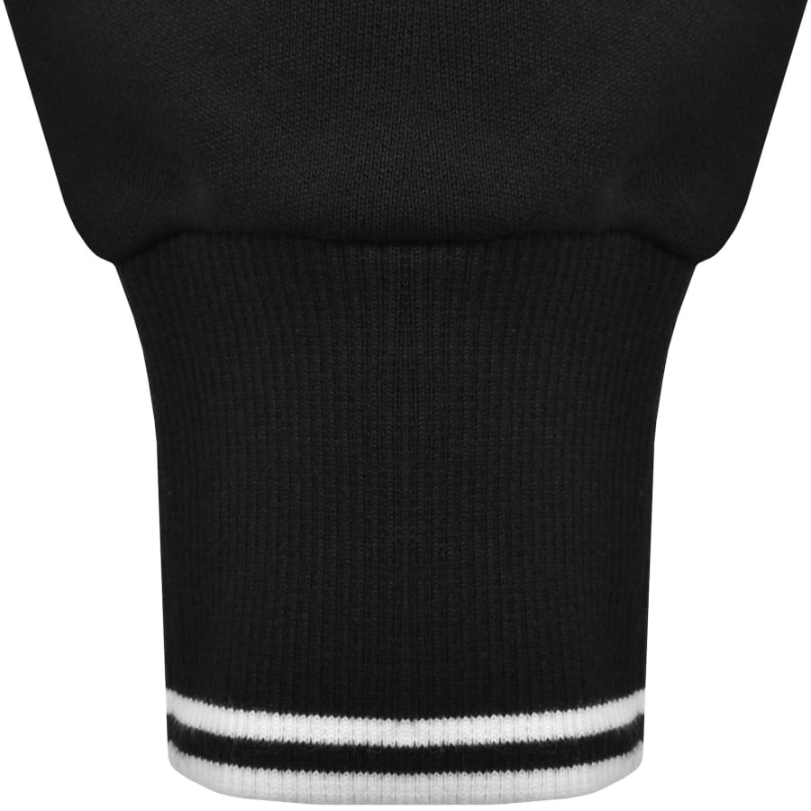 Image number 5 for Fred Perry Collared Sweatshirt Black